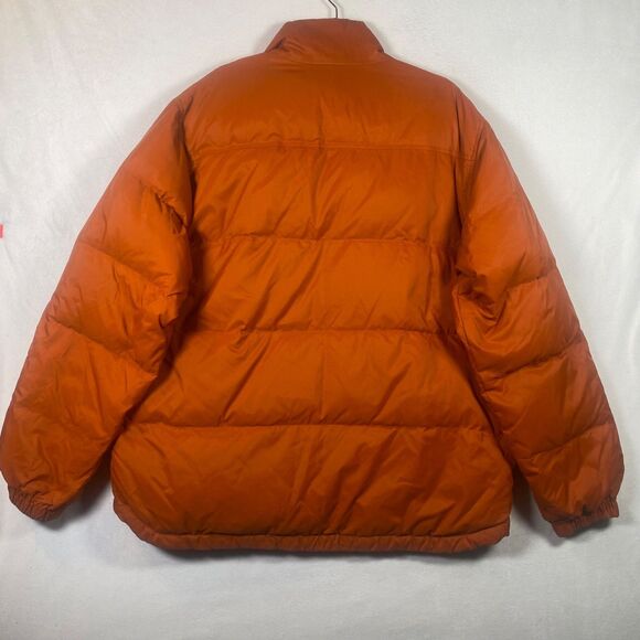 Timberland Duck Down Puffer Jacket Orange XL Quilted Winter Coat Style 2257J Men - Picture 2 of 13